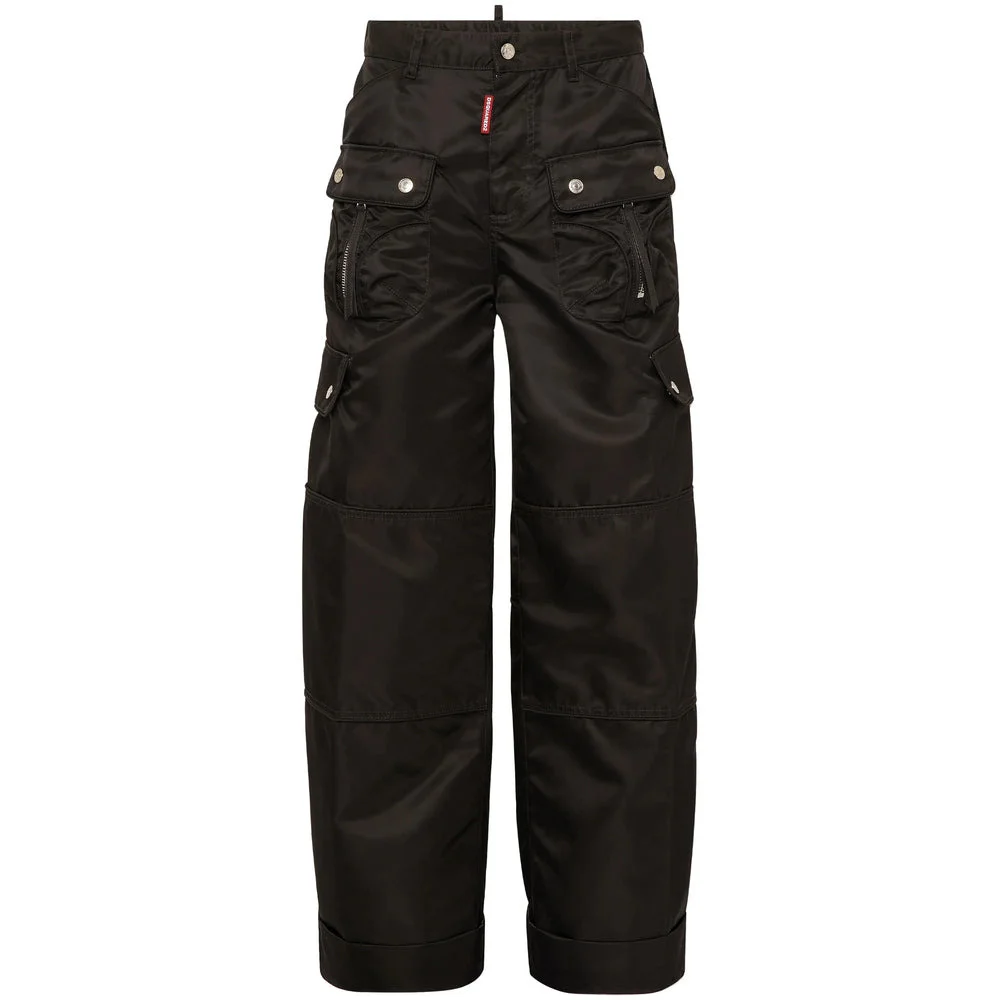 Dsquared2 Black Trousers - Straight Trousers Women - 1