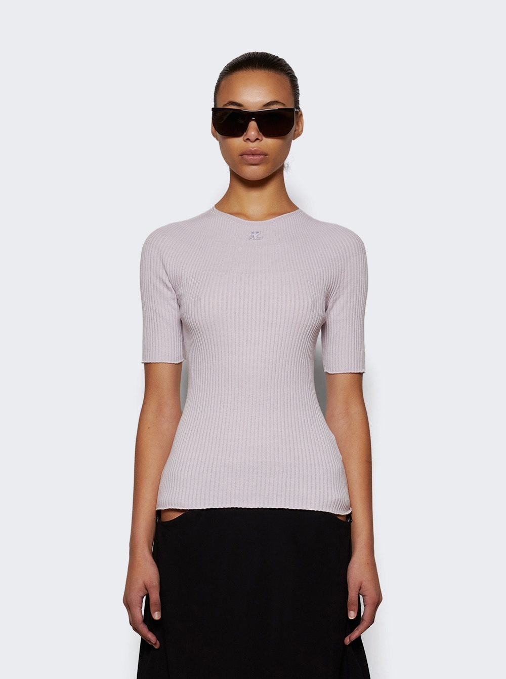 Solar Light Rib Sweater Mist - 3