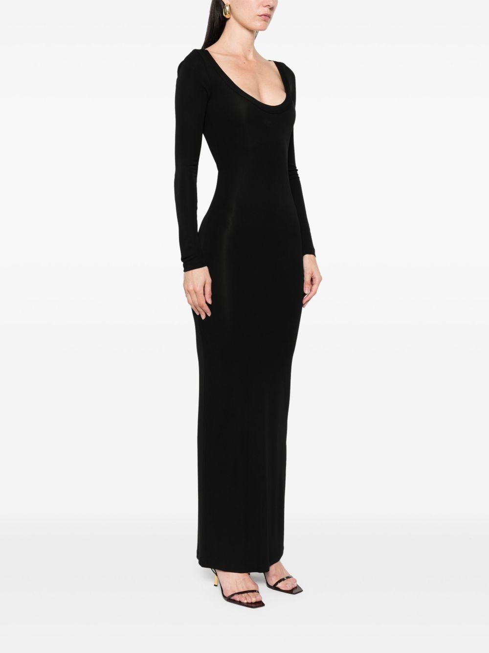 scoop-neck maxi dress - 3
