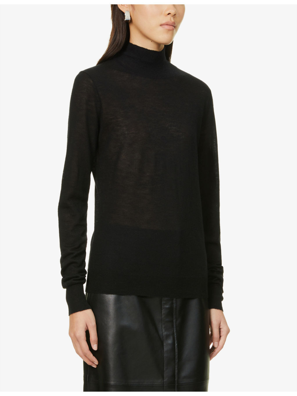 Cashair high-neck cashmere jumper - 3