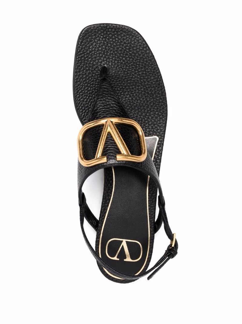 VLogo slingback sandals - 4