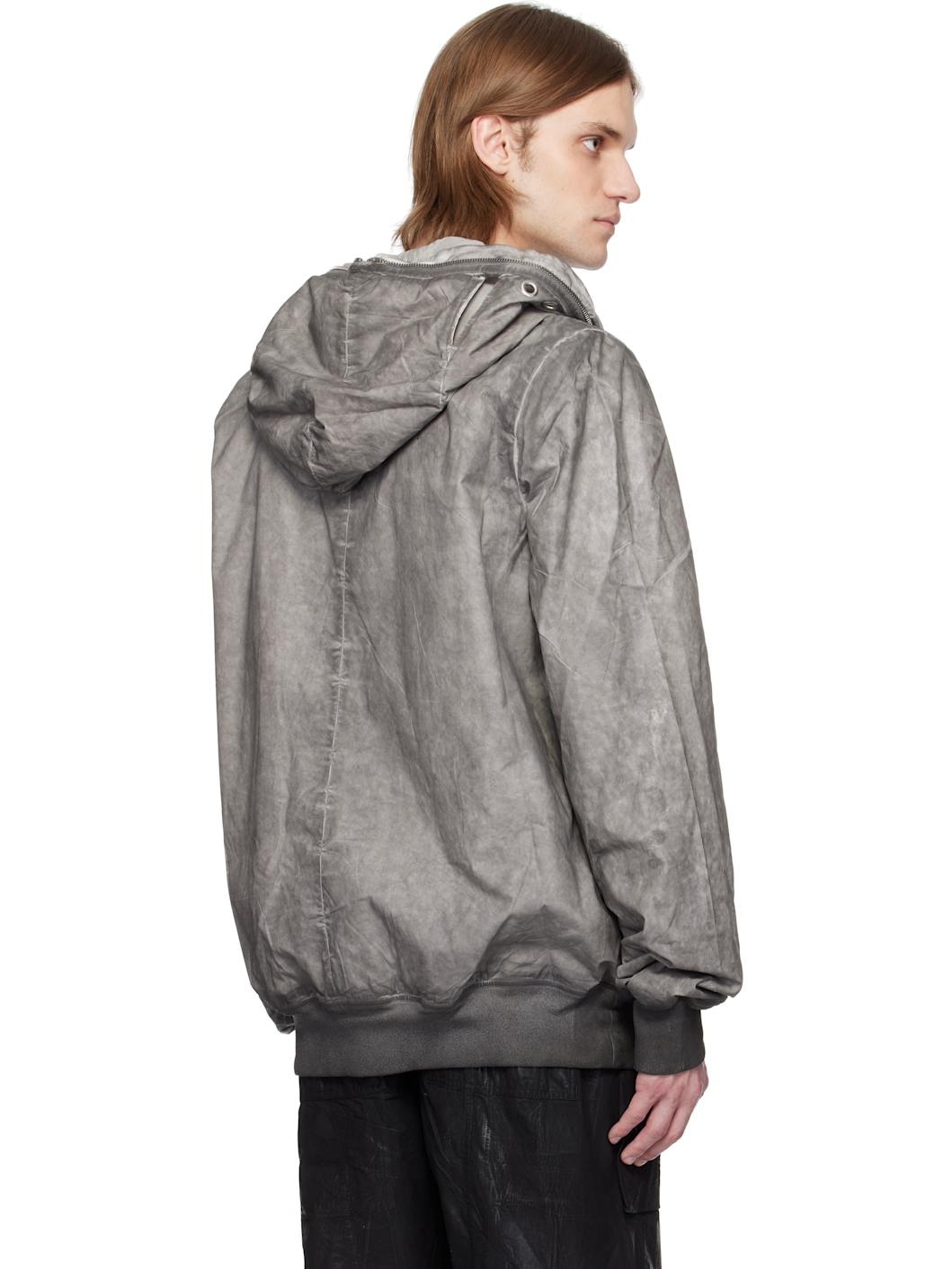 Gray Hollywood Flight Bomber Jacket - 3