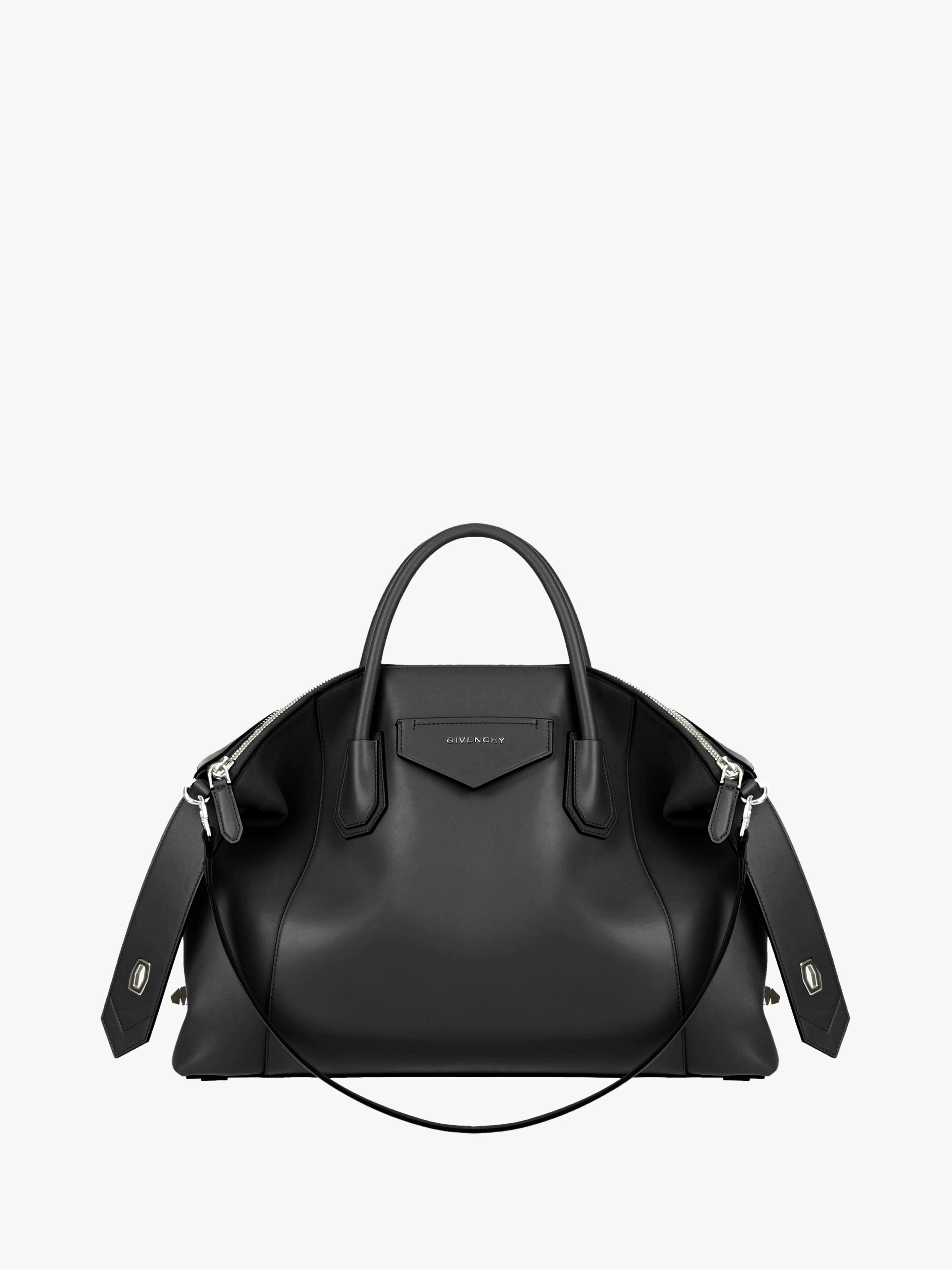 LARGE ANTIGONA SOFT BAG IN SMOOTH LEATHER 1