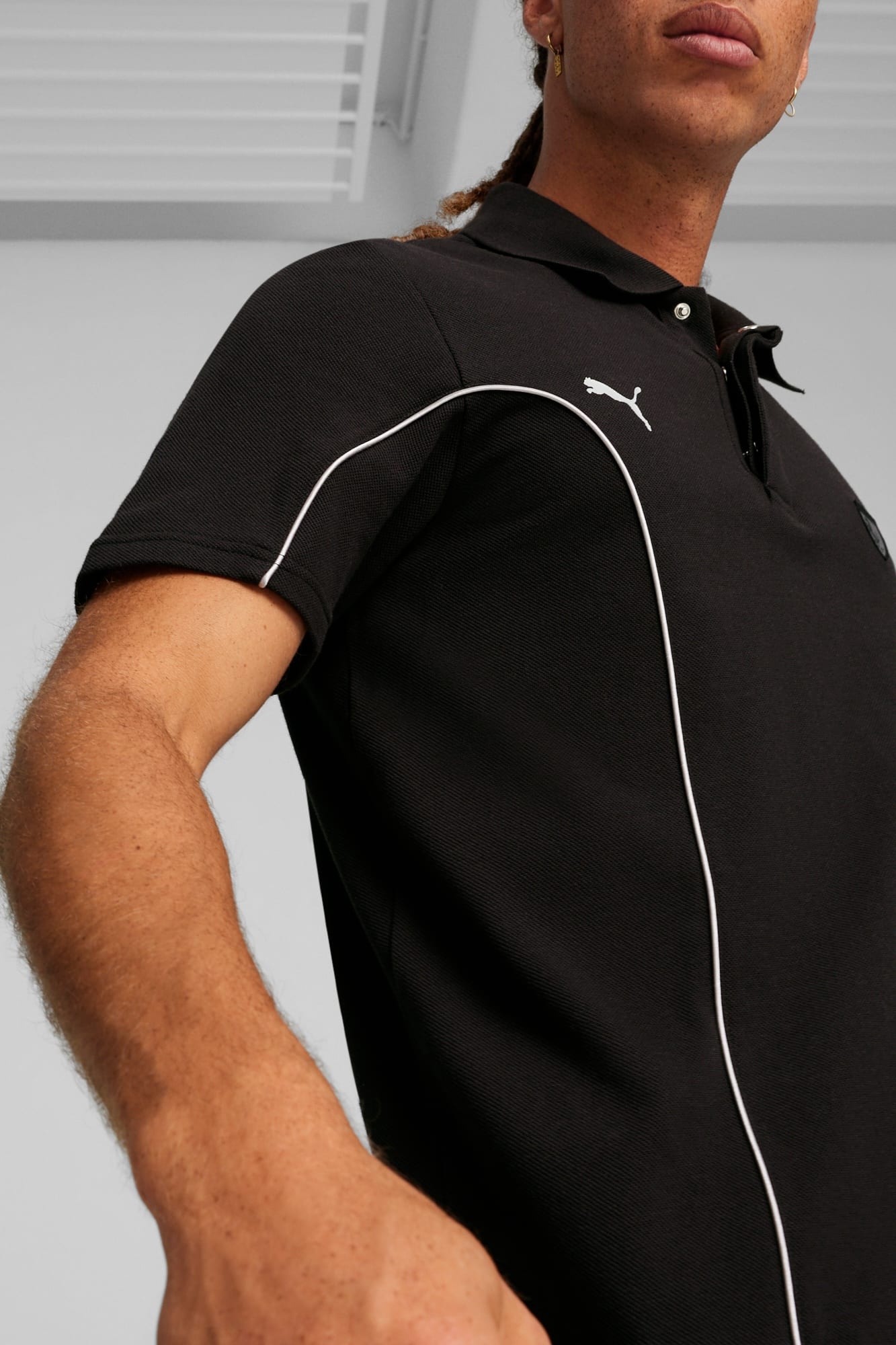 Scuderia Ferrari Style Men's Motorsport Polo - 6