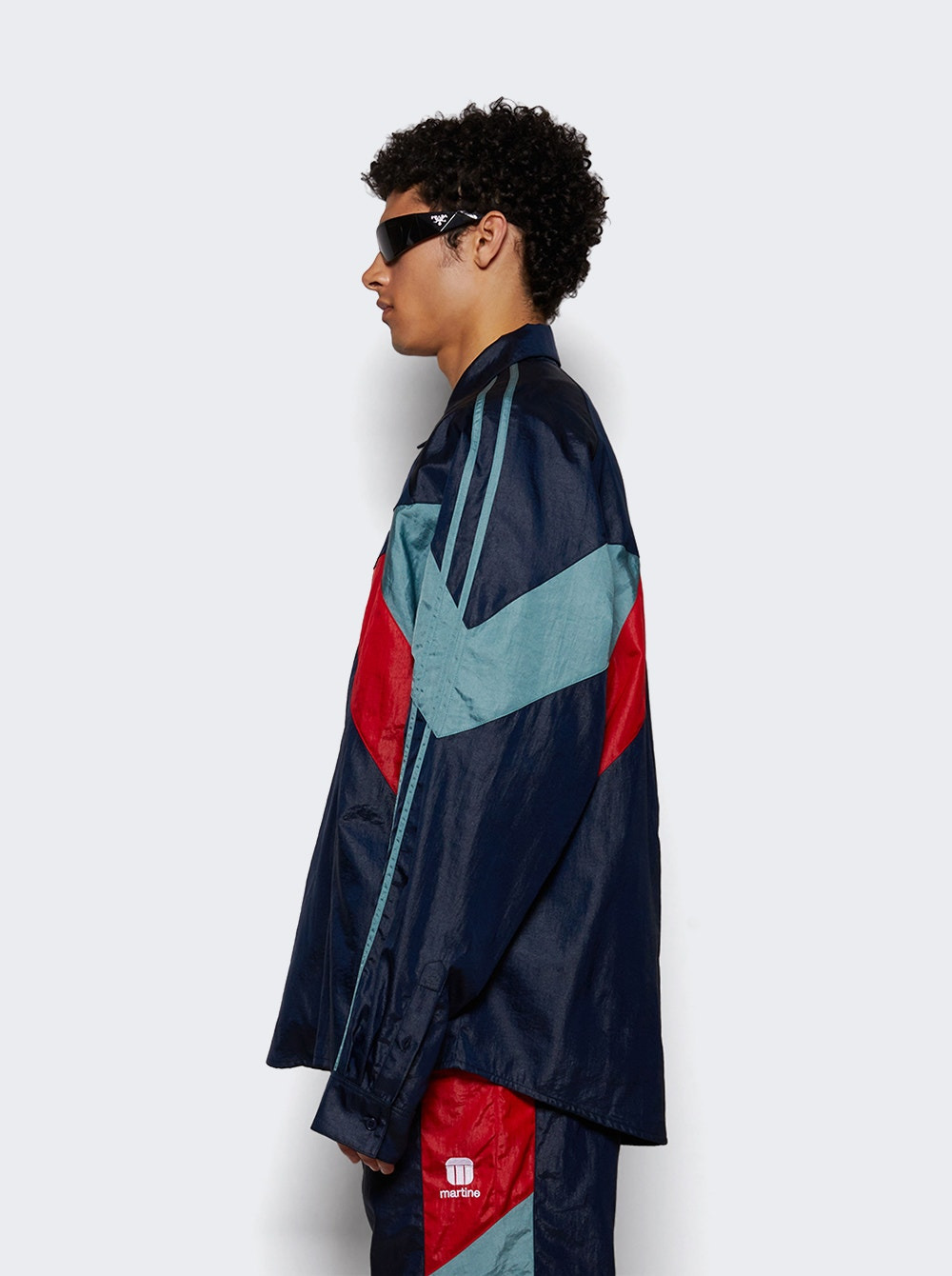Shirt Track Jacket Blue - 3