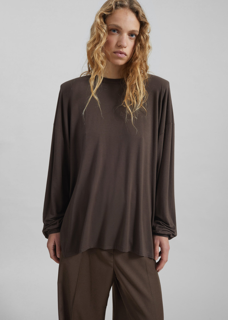Ravvi Soft Padded Top - Brown 6
