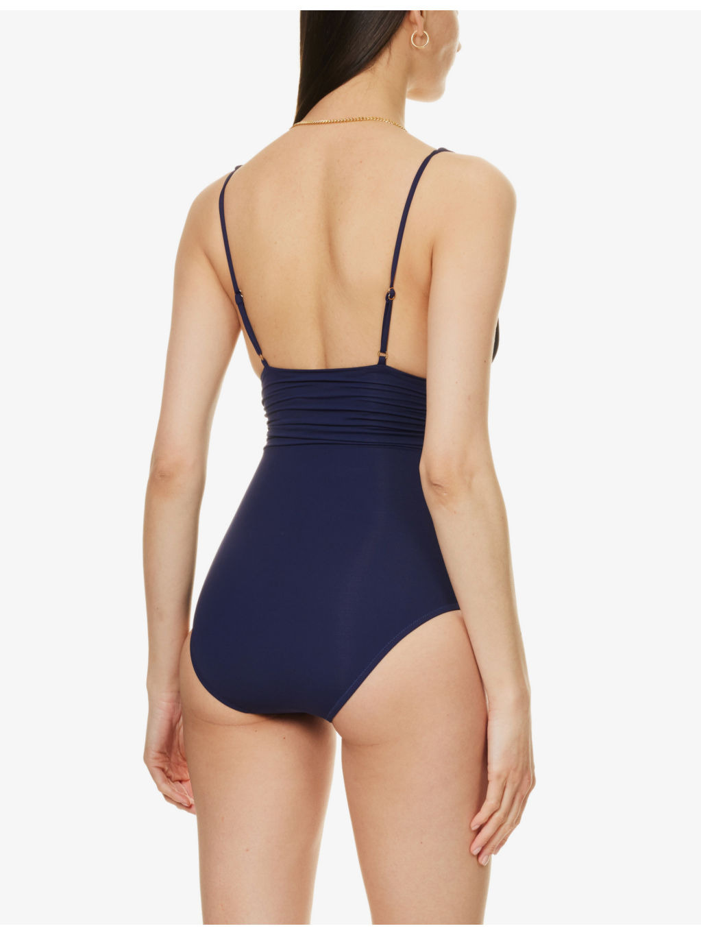 Panarea plunge-neck swimsuit - 4