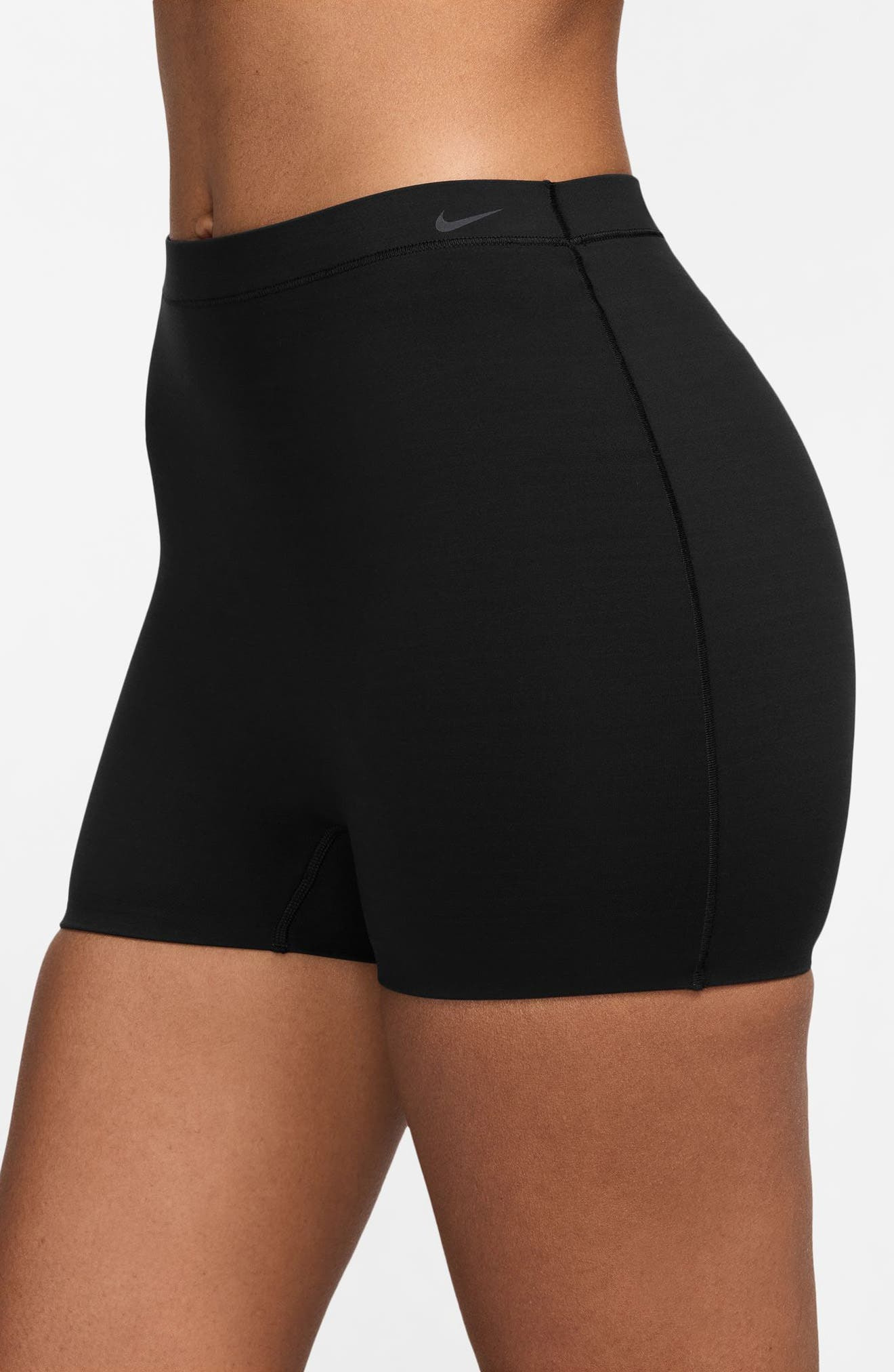Nike Form Dri-FIT Boy Shorts in Black/Smoke Grey at Nordstrom - 3