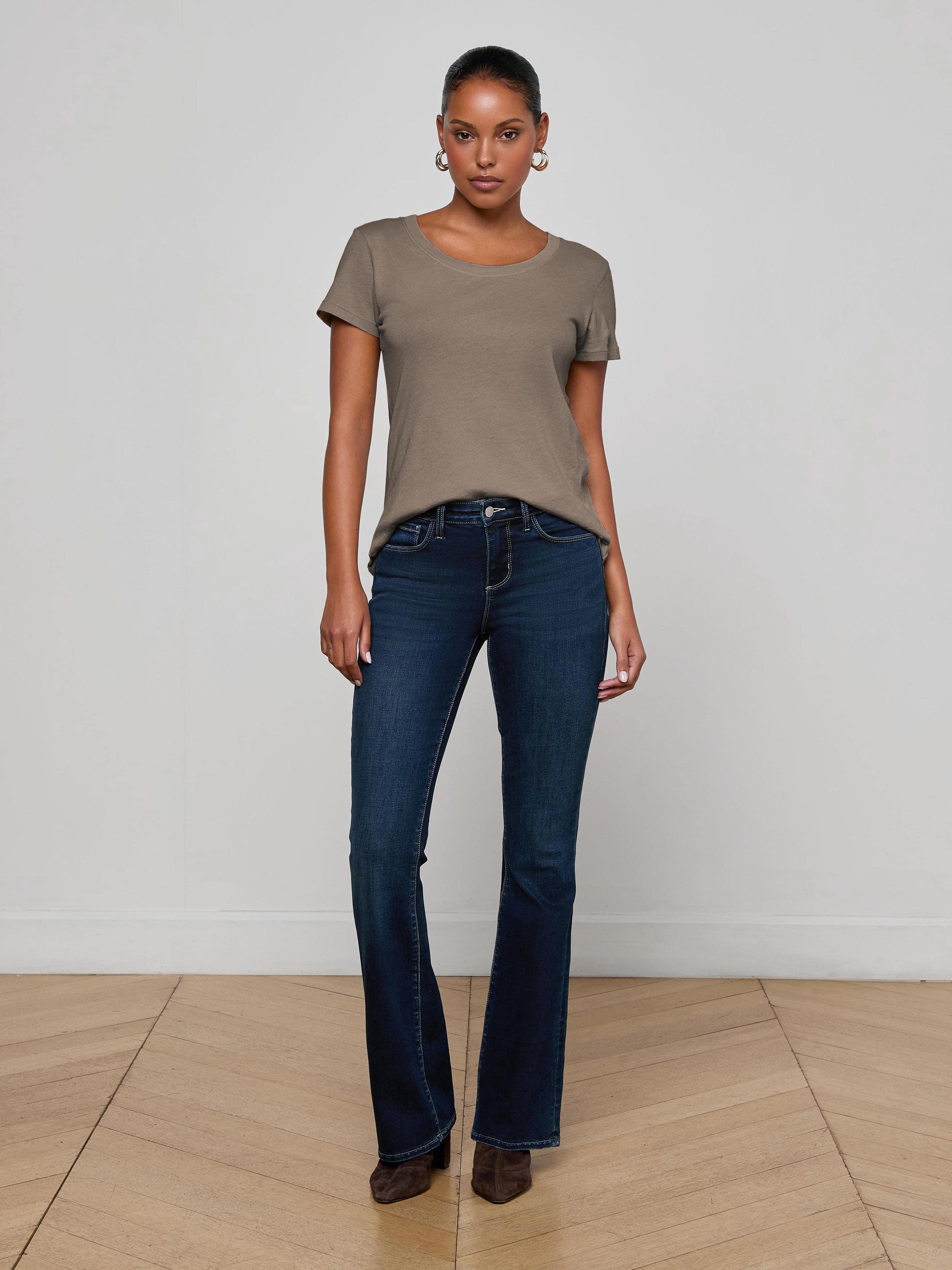 Cory Cotton Scoopneck Tee - 5