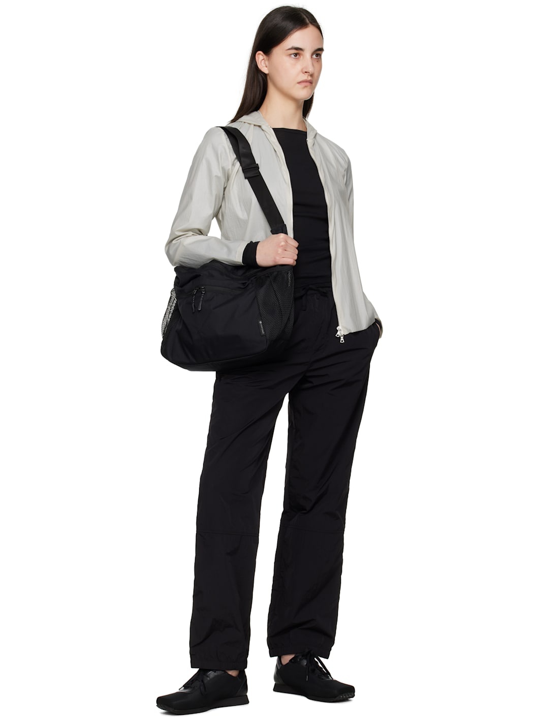 Black Everyday Use Middle Shoulder Bag - 4