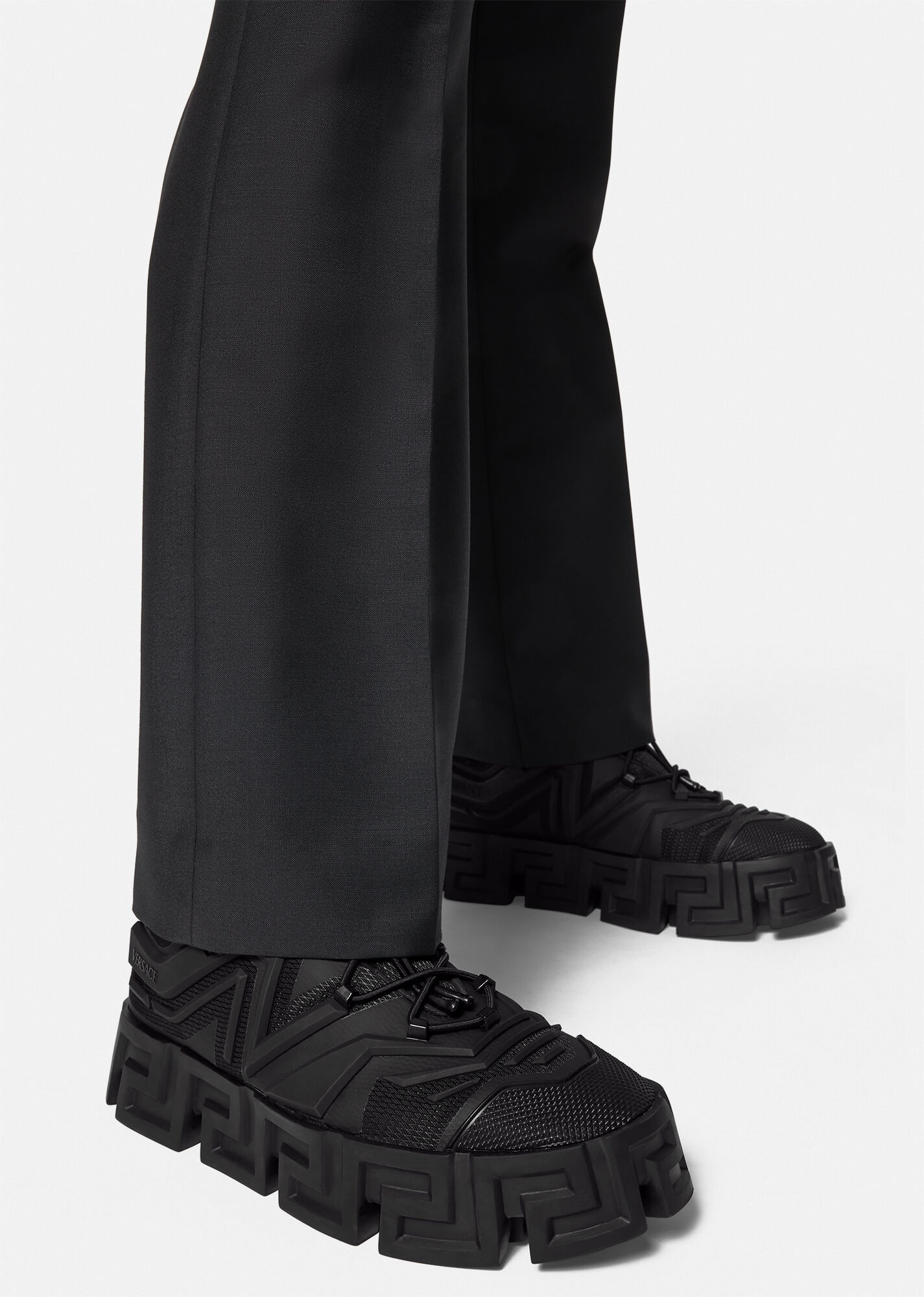 Greca Labyrinth Lace-Up Shoes - 5