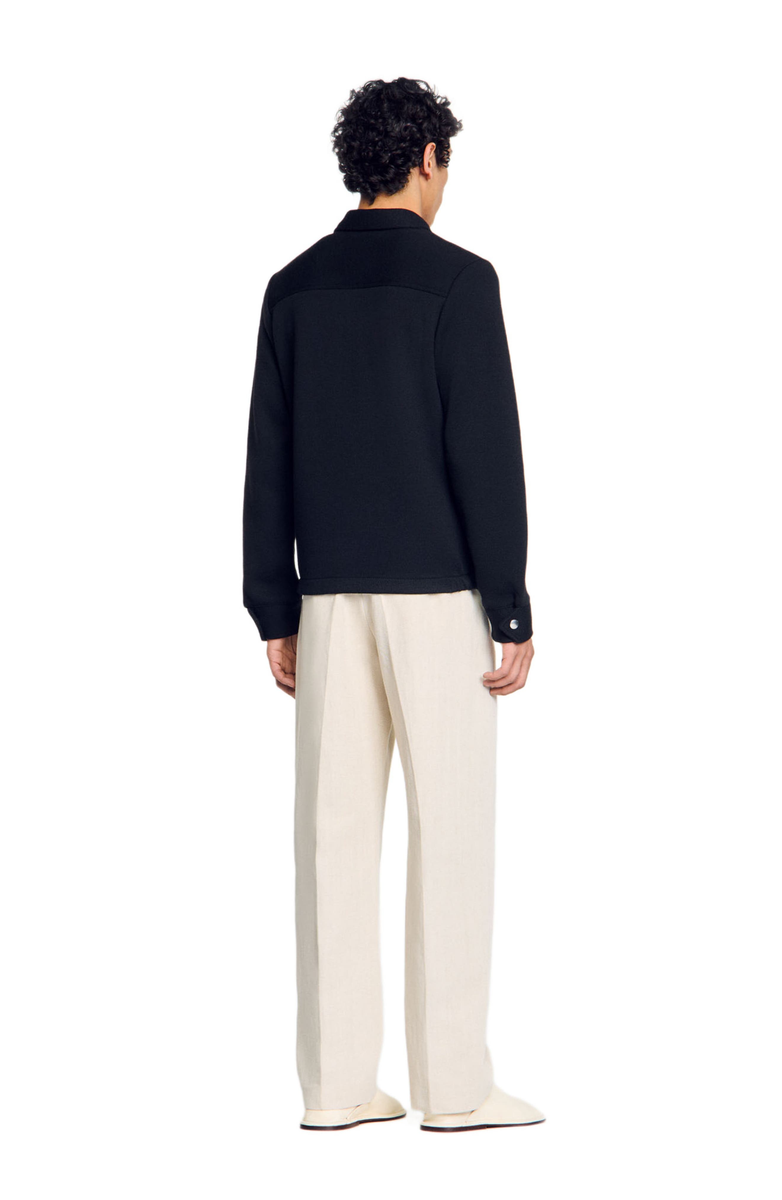 SANDRO Knitted jacket in Black at Nordstrom - 2