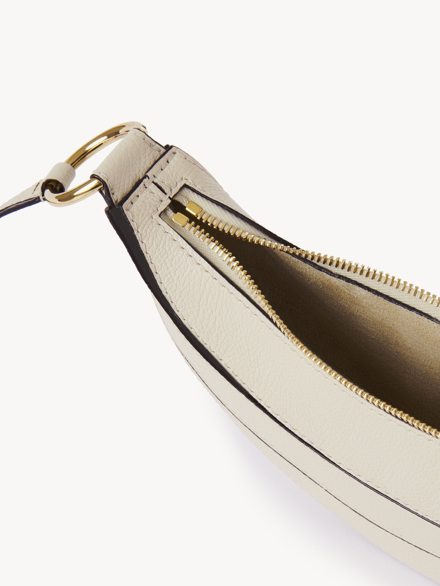 BANANA CROSS-BODY BAG IN GRAINED LEATHER - 5