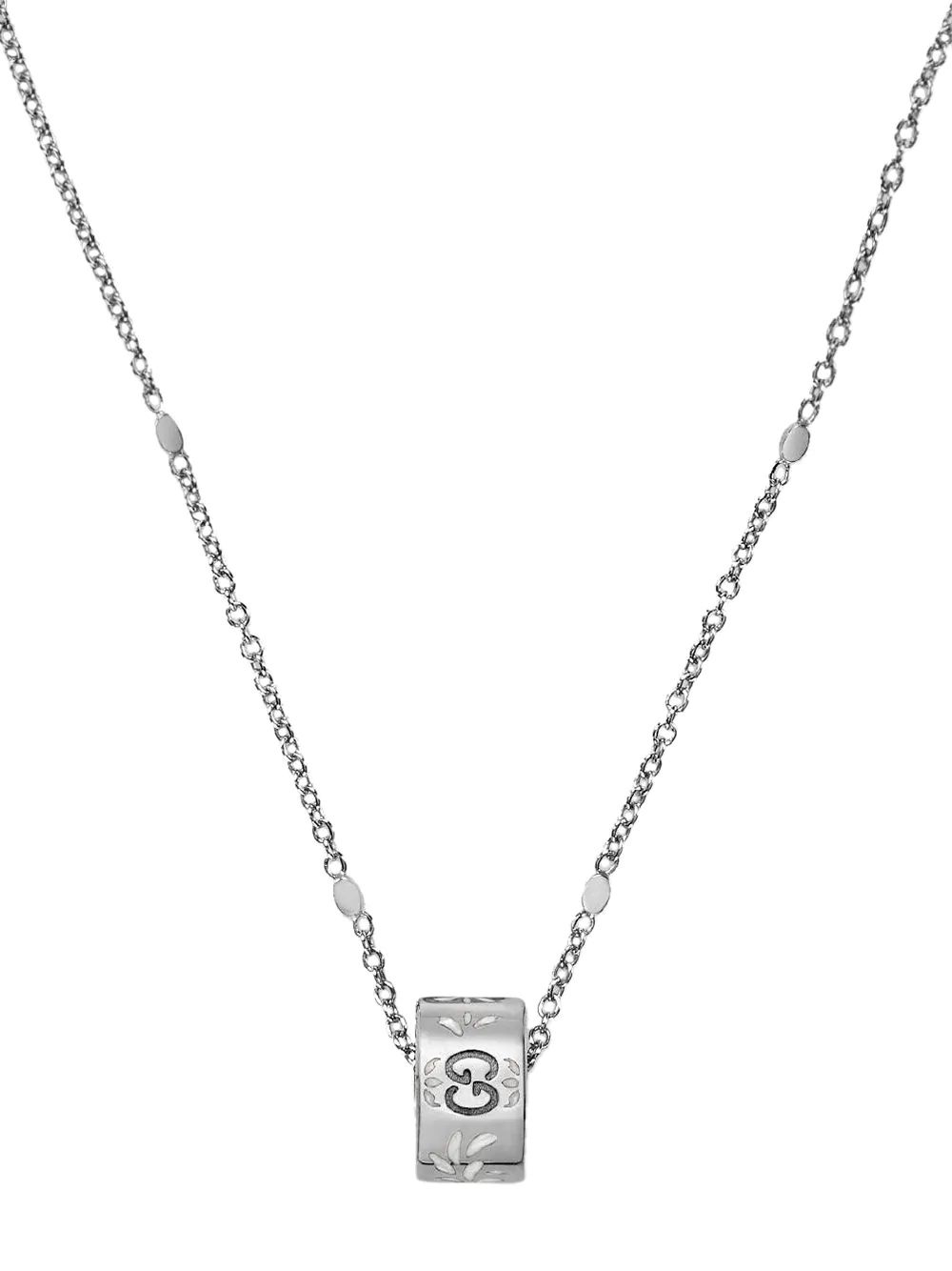 18kt white gold Icon pendant necklace - 2