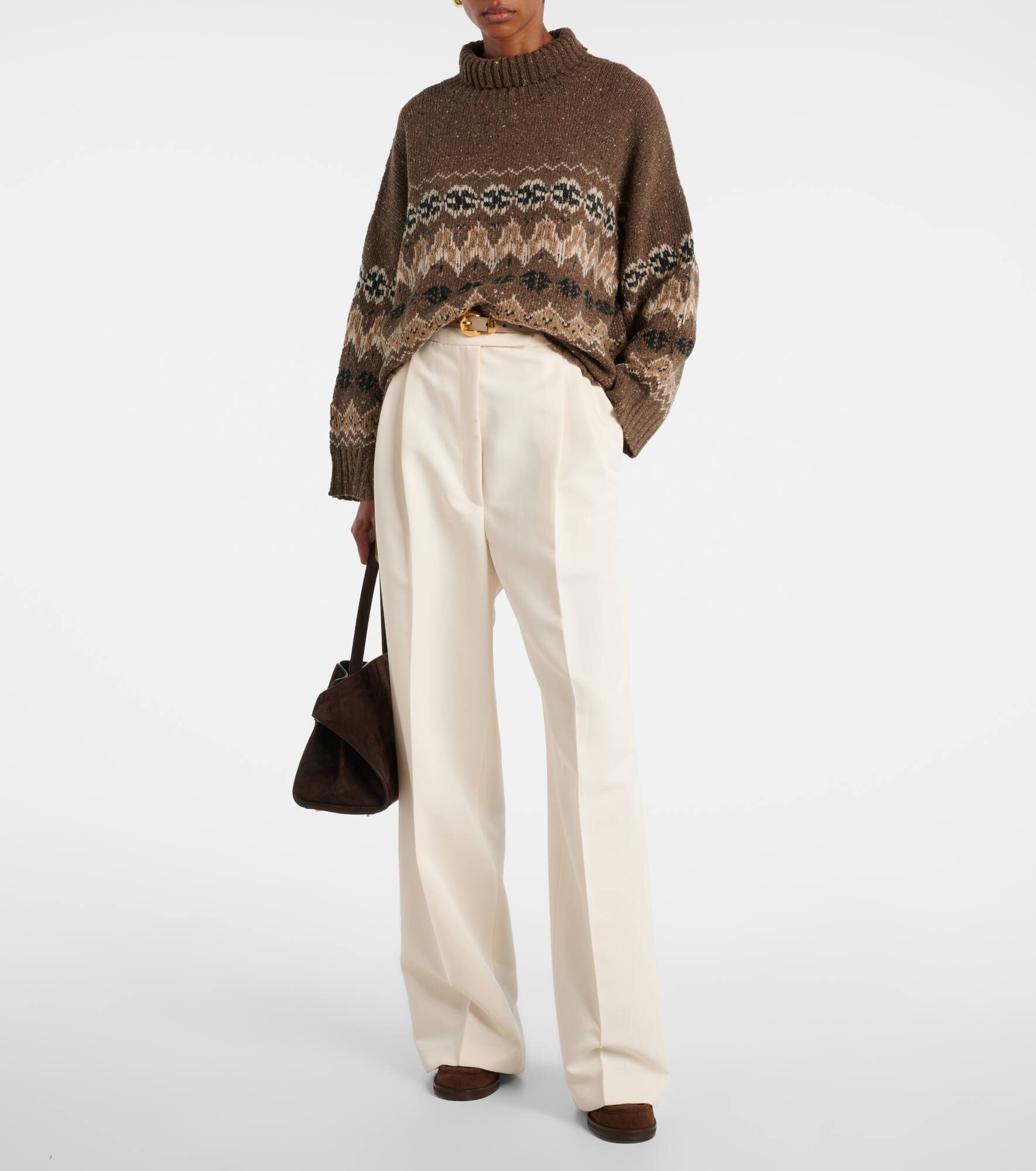 Cecie Fair Isle wool-blend sweater - 2