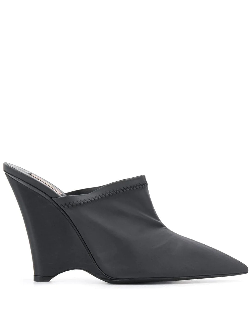 angled wedge mules - 1