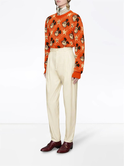 GUCCI high-waist relaxed trousers outlook