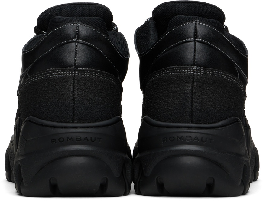 ROMBAUT Black Boccaccio II Asfalto Sneakers | REVERSIBLE