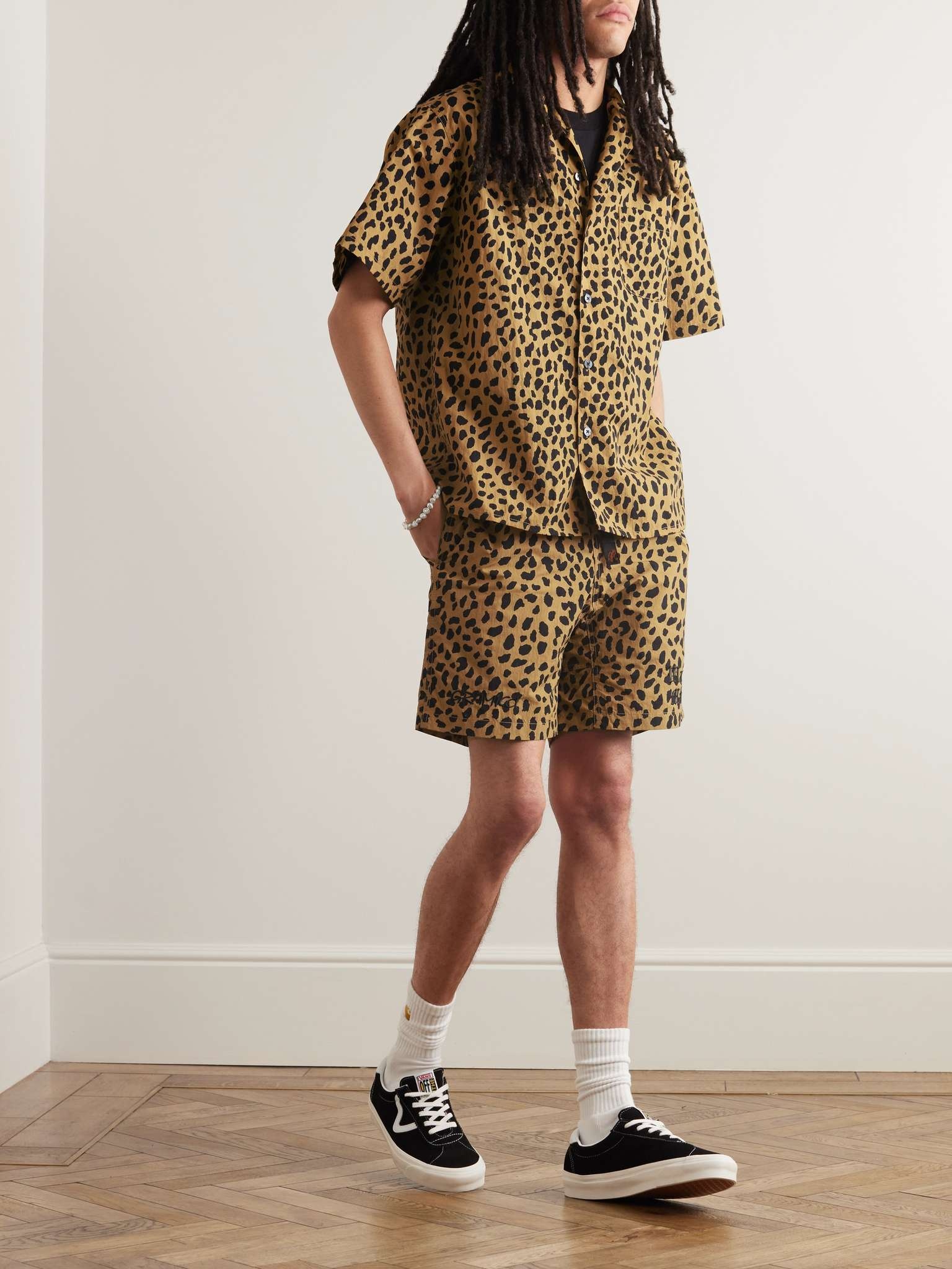 + Gramicci Straight-Leg Belted Leopard-Print Nylon Shorts - 2