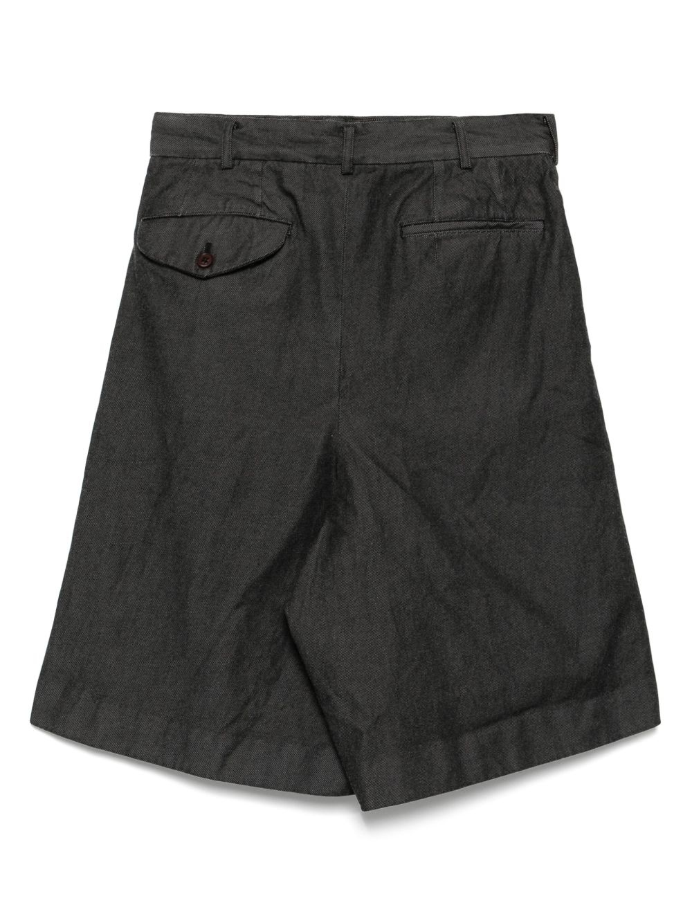 Gabardine patchwork shorts - 2