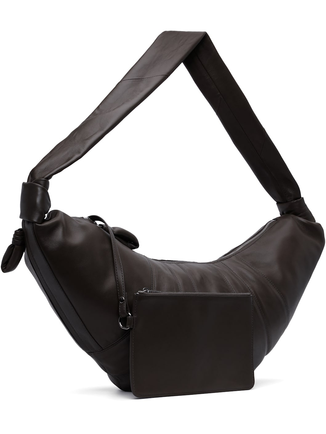 Brown Large Croissant Bag - 2
