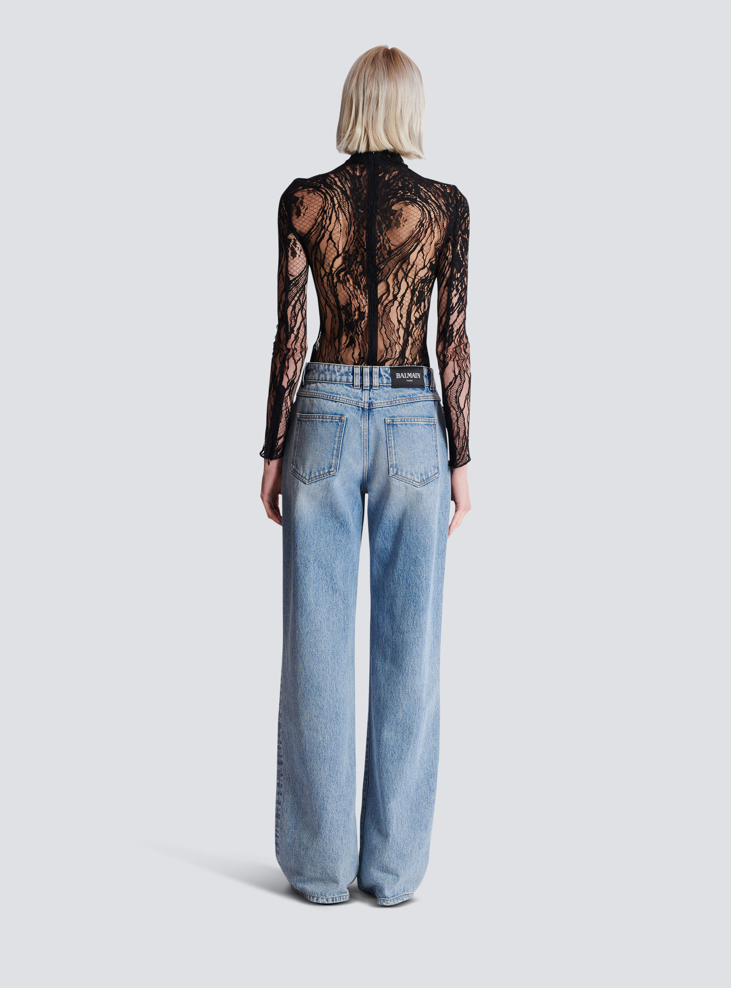 Long-sleeved lace body - 4