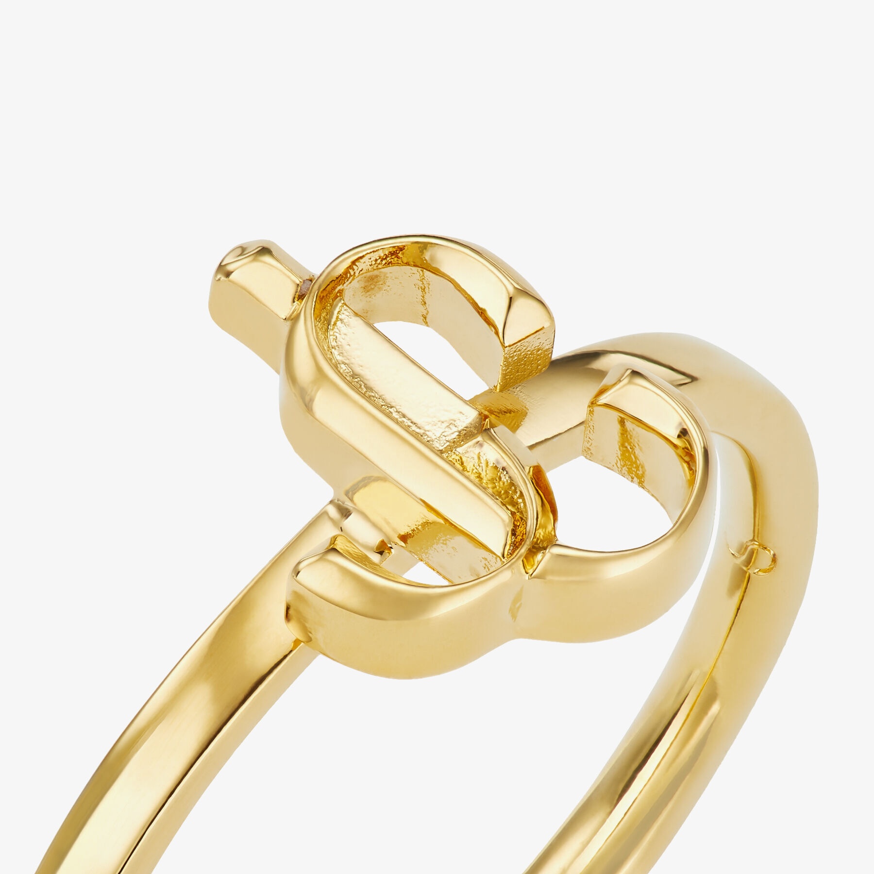 JC Ring
Gold-Finish Metal Ring with JC Initials - 5