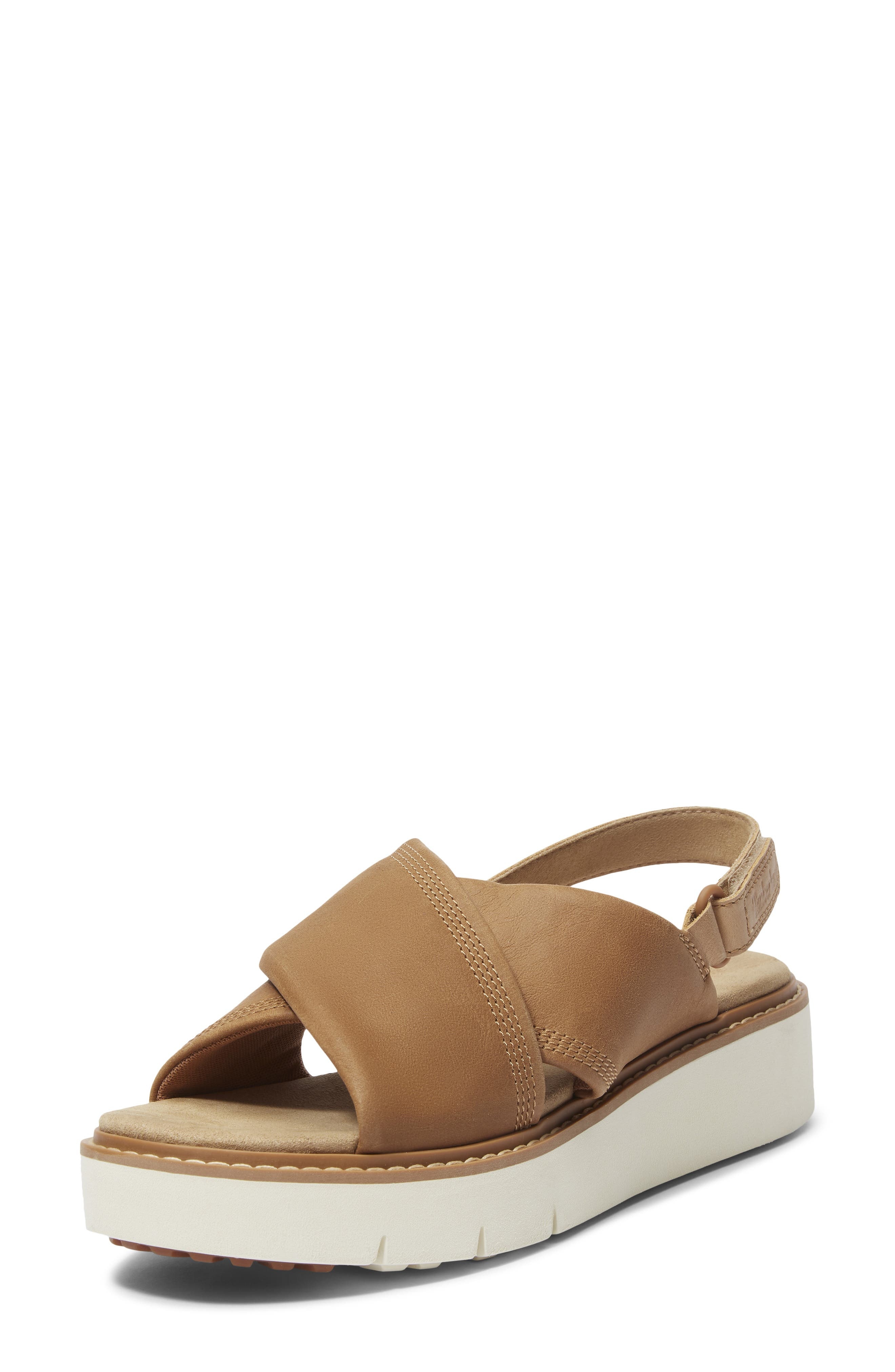 Timberland Safari Dawn Slingback Sandal in Medium Beige Full Grain at Nordstrom - 9