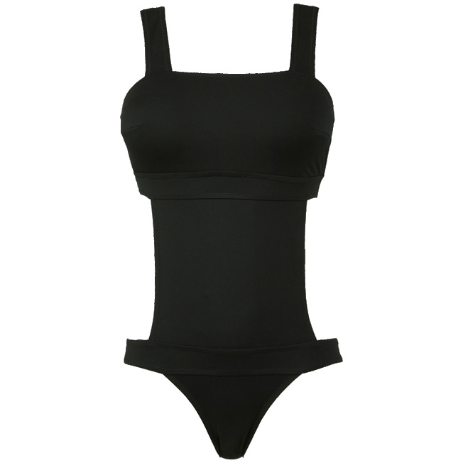 Women Trikini One-piece Swimsuit Solid - 1