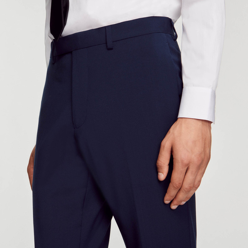 VIRGIN WOOL SUIT TROUSERS 4