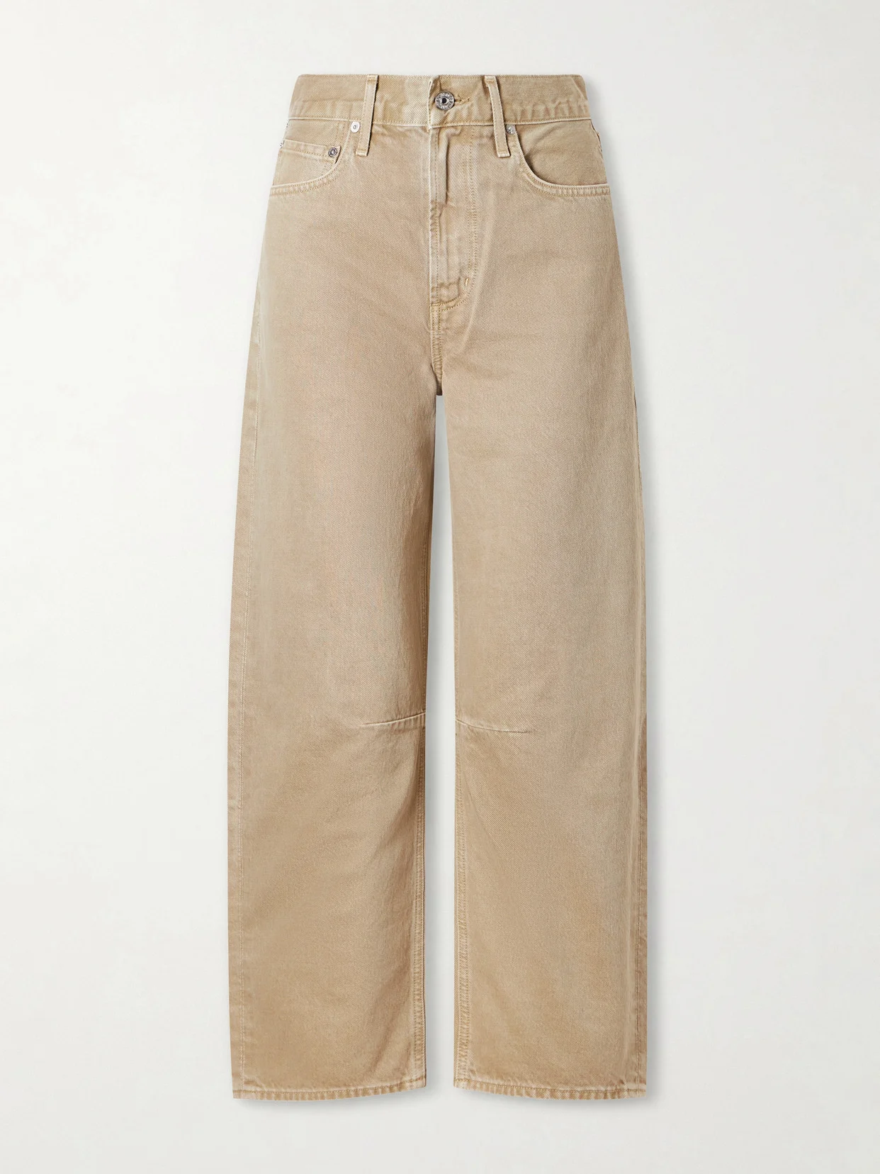Miro Mid-rise Barrel-leg Jeans - 1