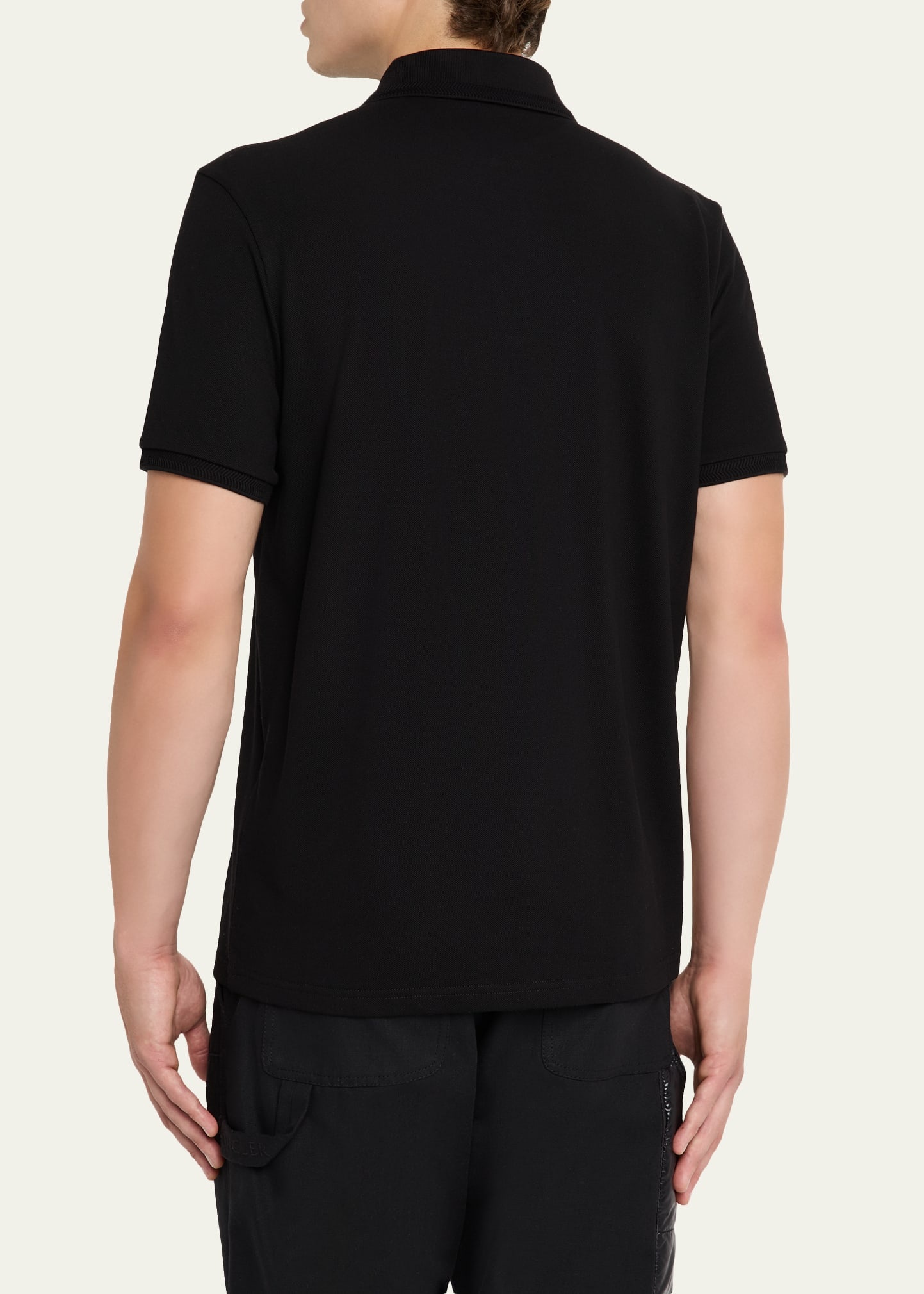 Men's Chest-Logo Pique Polo Shirt - 3