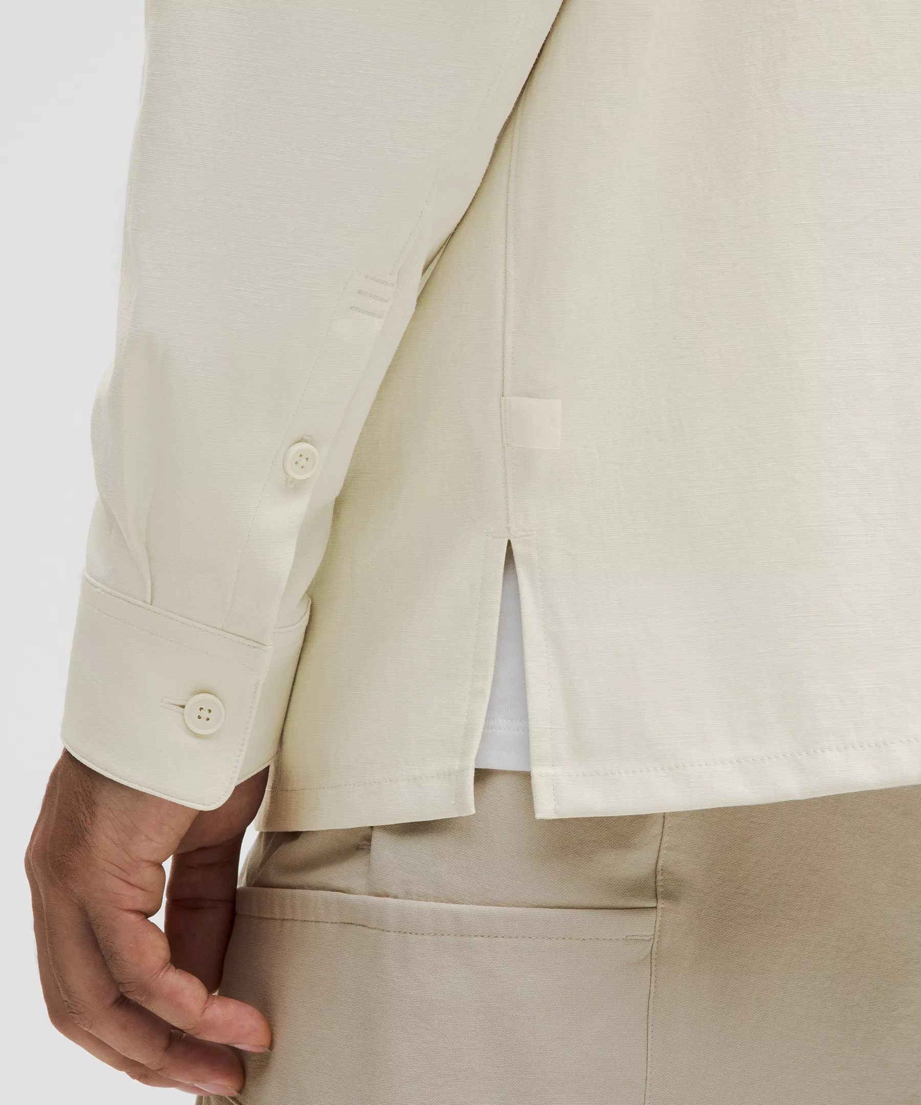 Relaxed-Fit Long-Sleeve Button-Up - 5