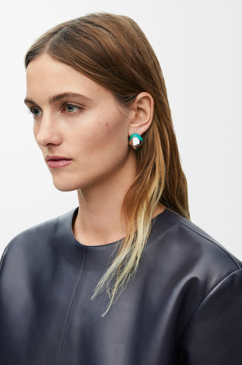Loewe Foam Drip earrings in sterling silver and enamel outlook