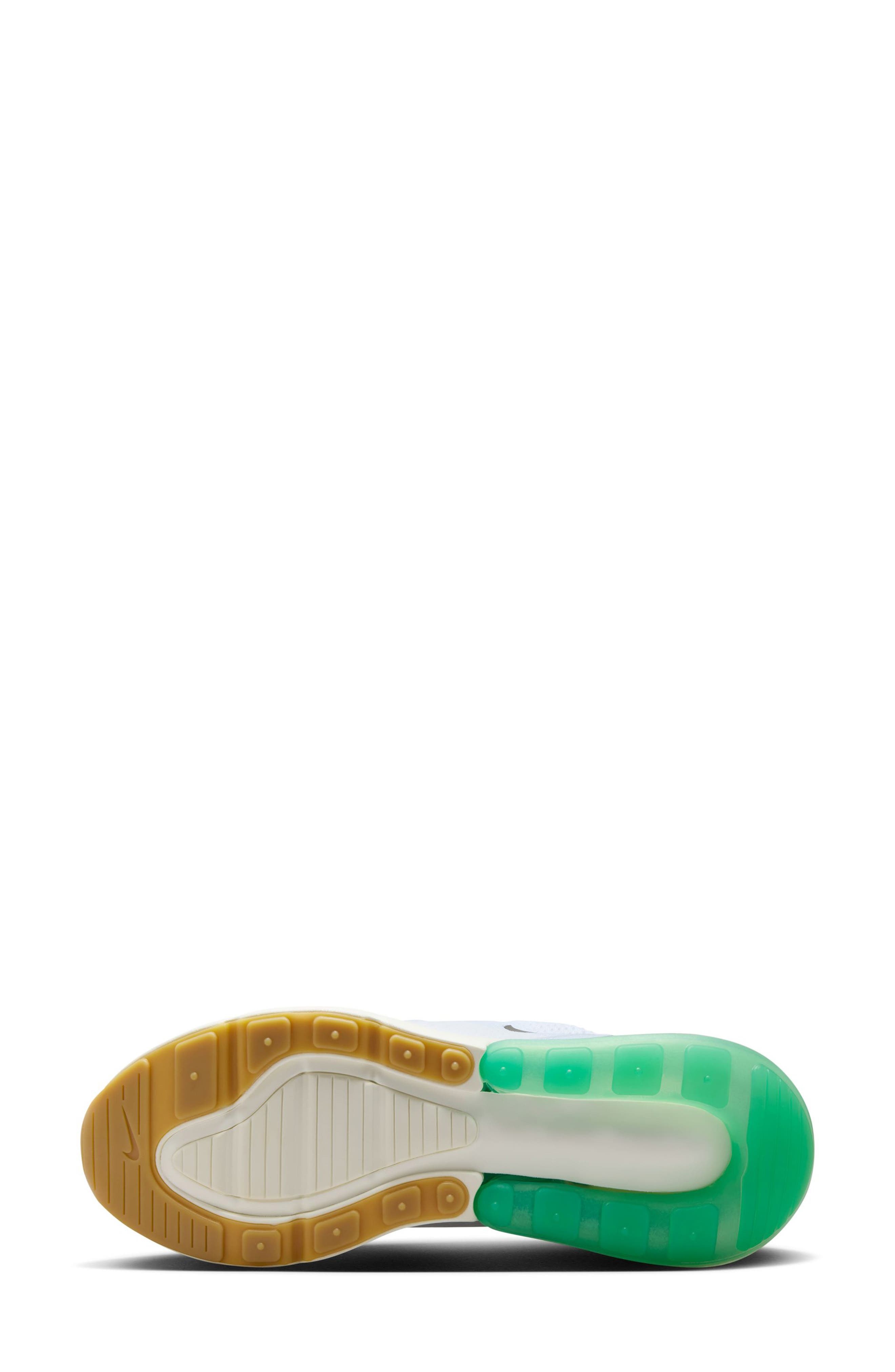 Nike Air Max 270 Sneaker in White/Black/Green at Nordstrom - 4