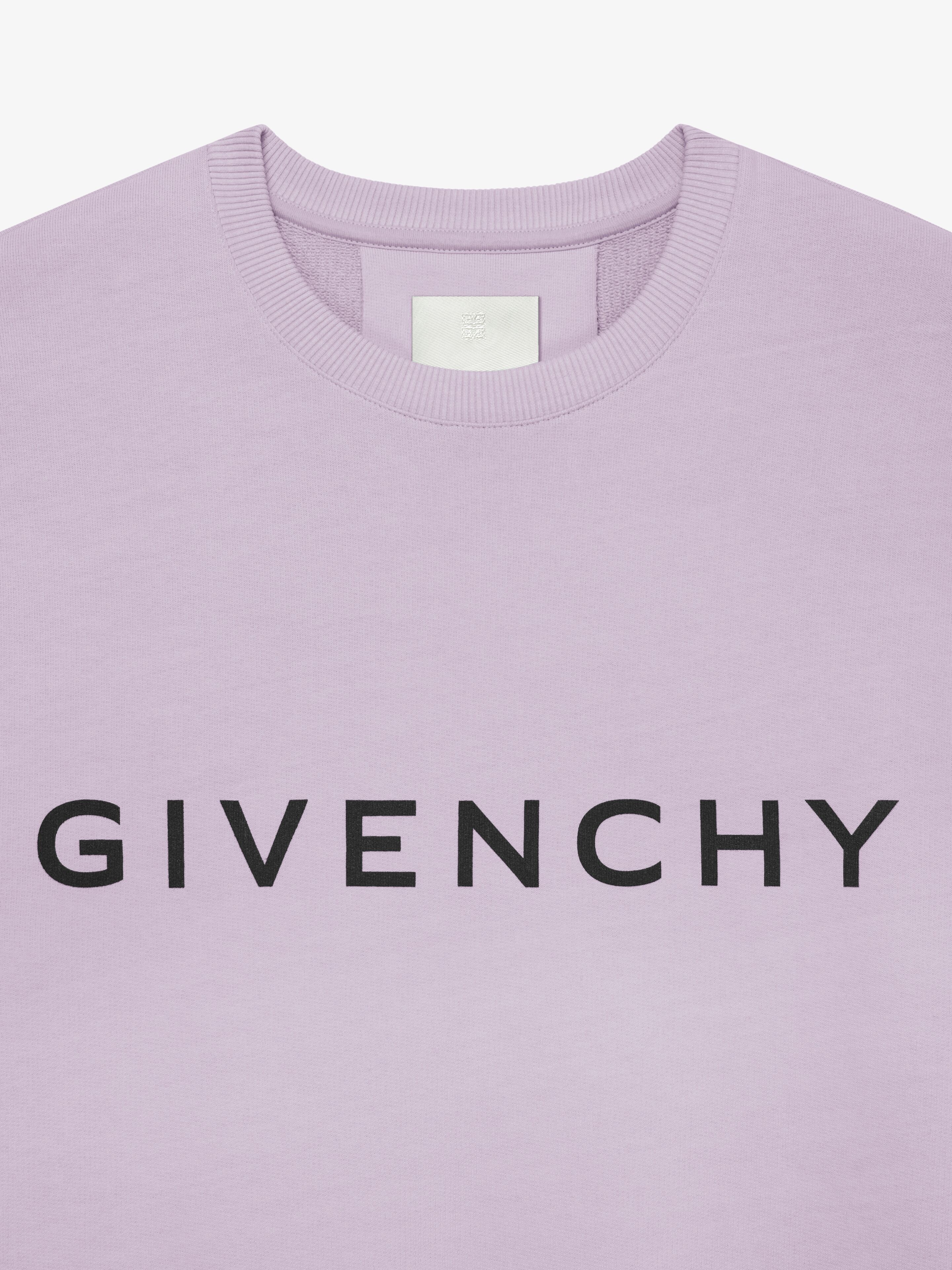 GIVENCHY ARCHETYPE SLIM FIT SWEATSHIRT IN FLEECE - 5