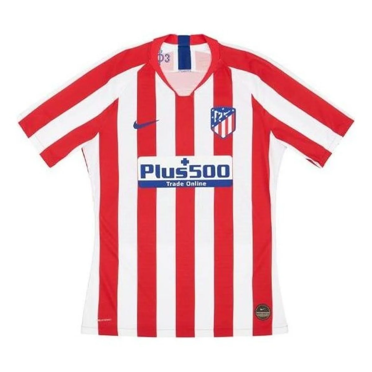 Nike 2019-2020 Atletico Madrid Home Player Issue Jersey 'Red White' AO4669-612 - 1