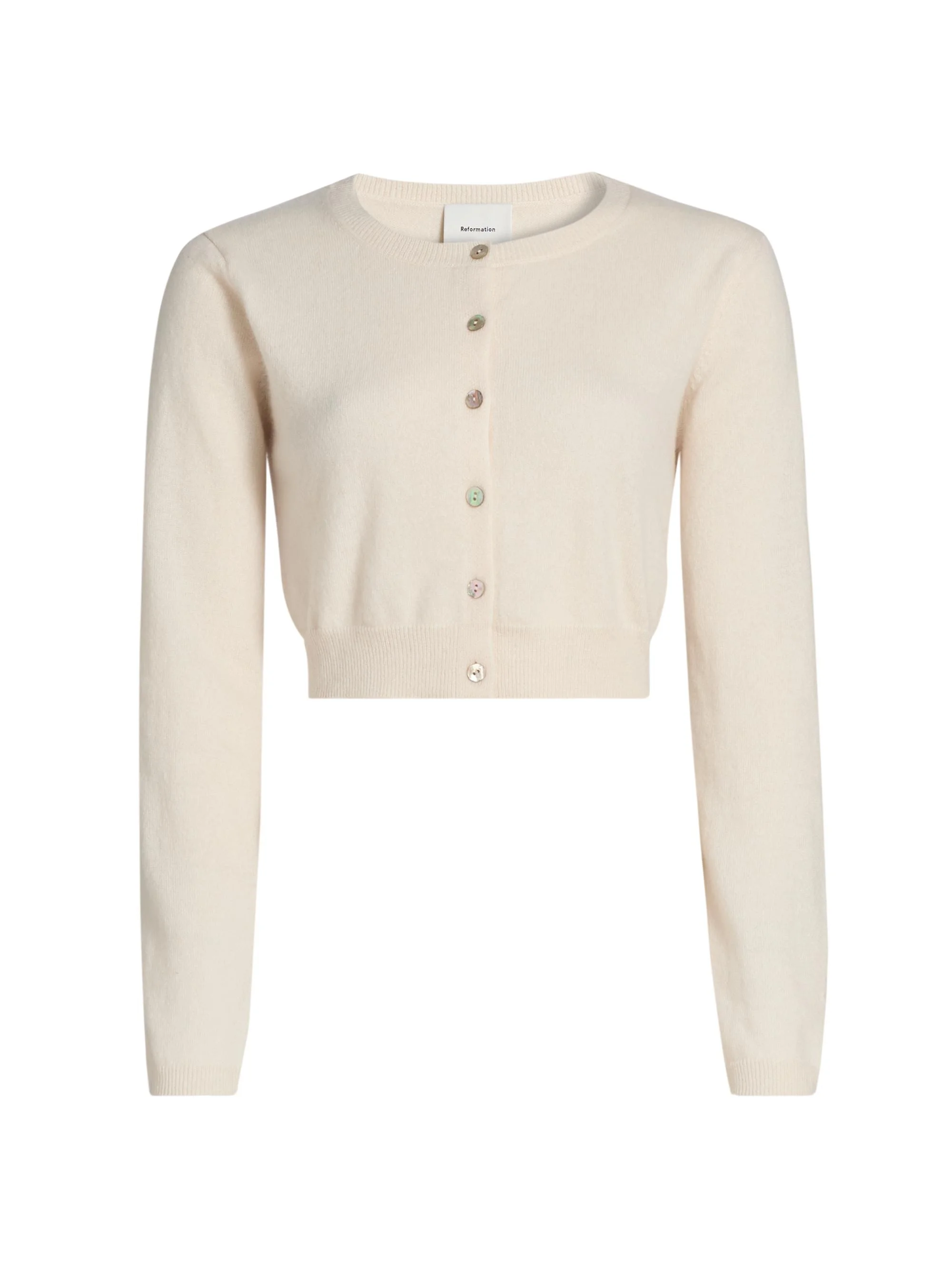 Women's Janie Cashmere Cardigan - Cream - 1