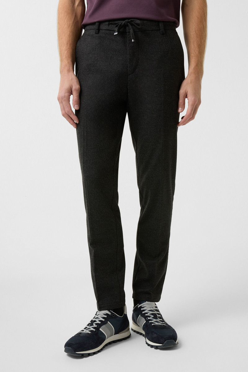 Riley Wool blend pants in Anthracite 1