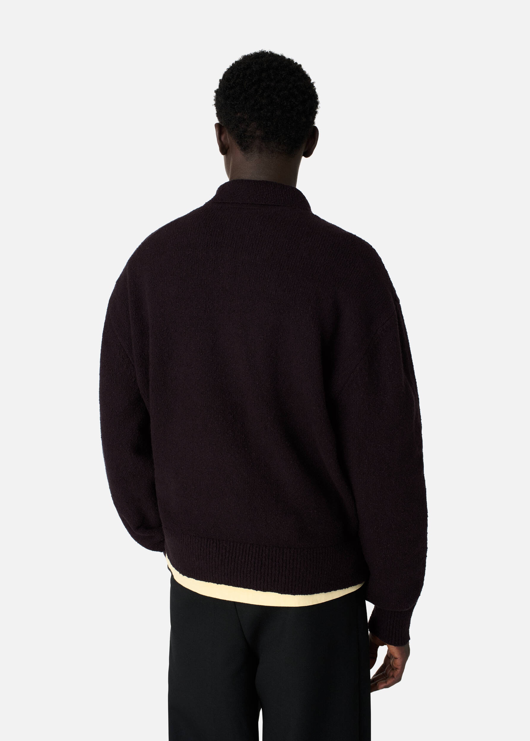 Scribble Polo Sweater - 3