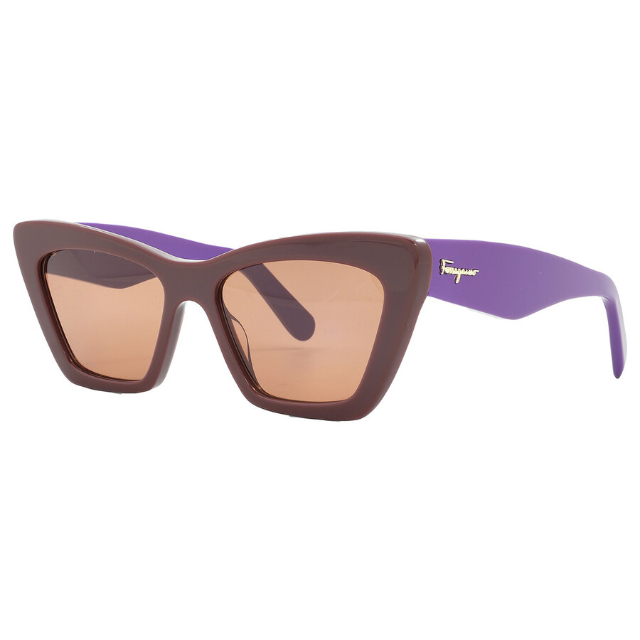 Salvatore Ferragamo Pink Cat Eye Ladies Sunglasses SF929S 209 55 - 3