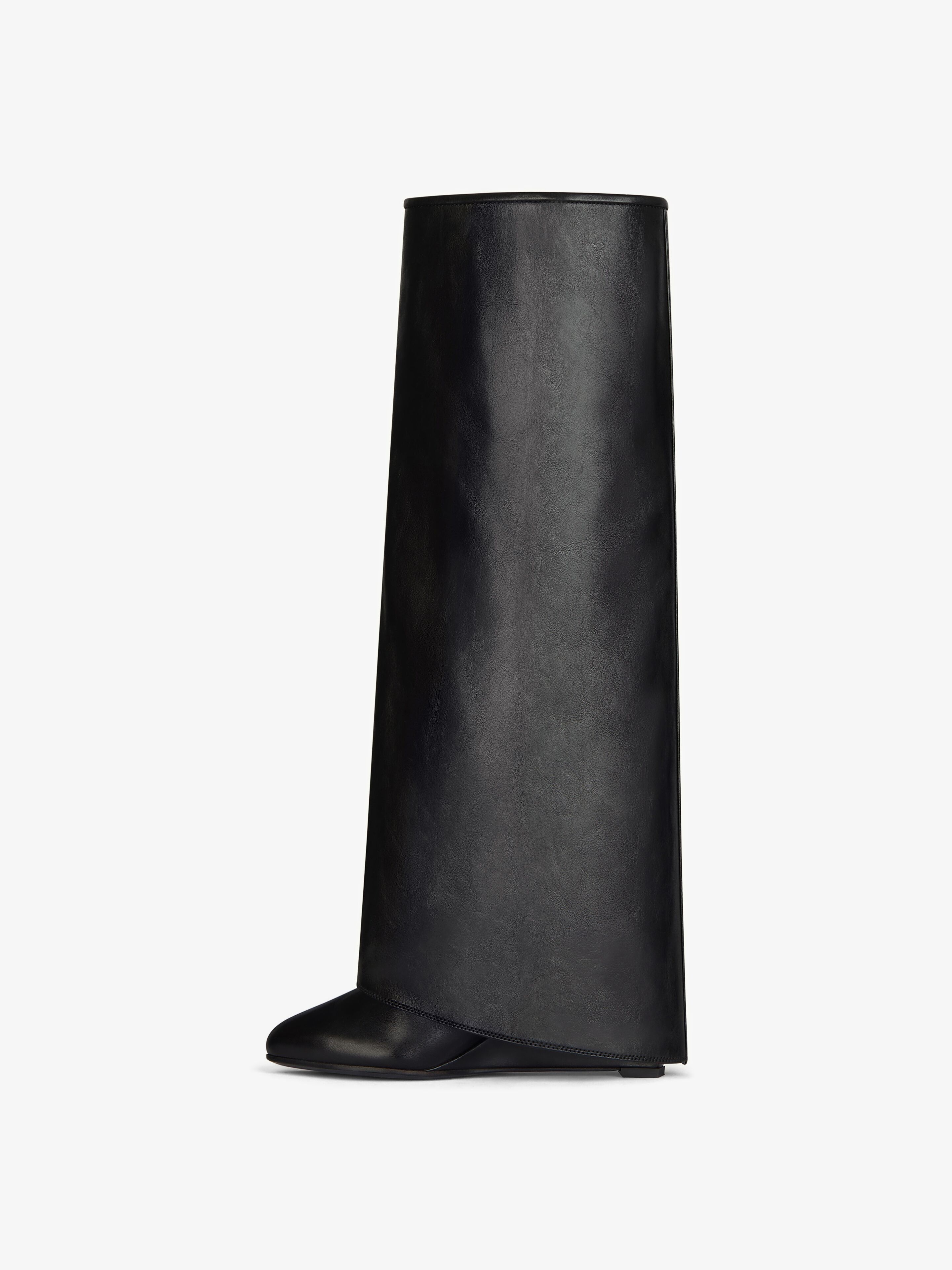 SHARK LOCK BUCKLES BOOTS IN LEATHER - 4