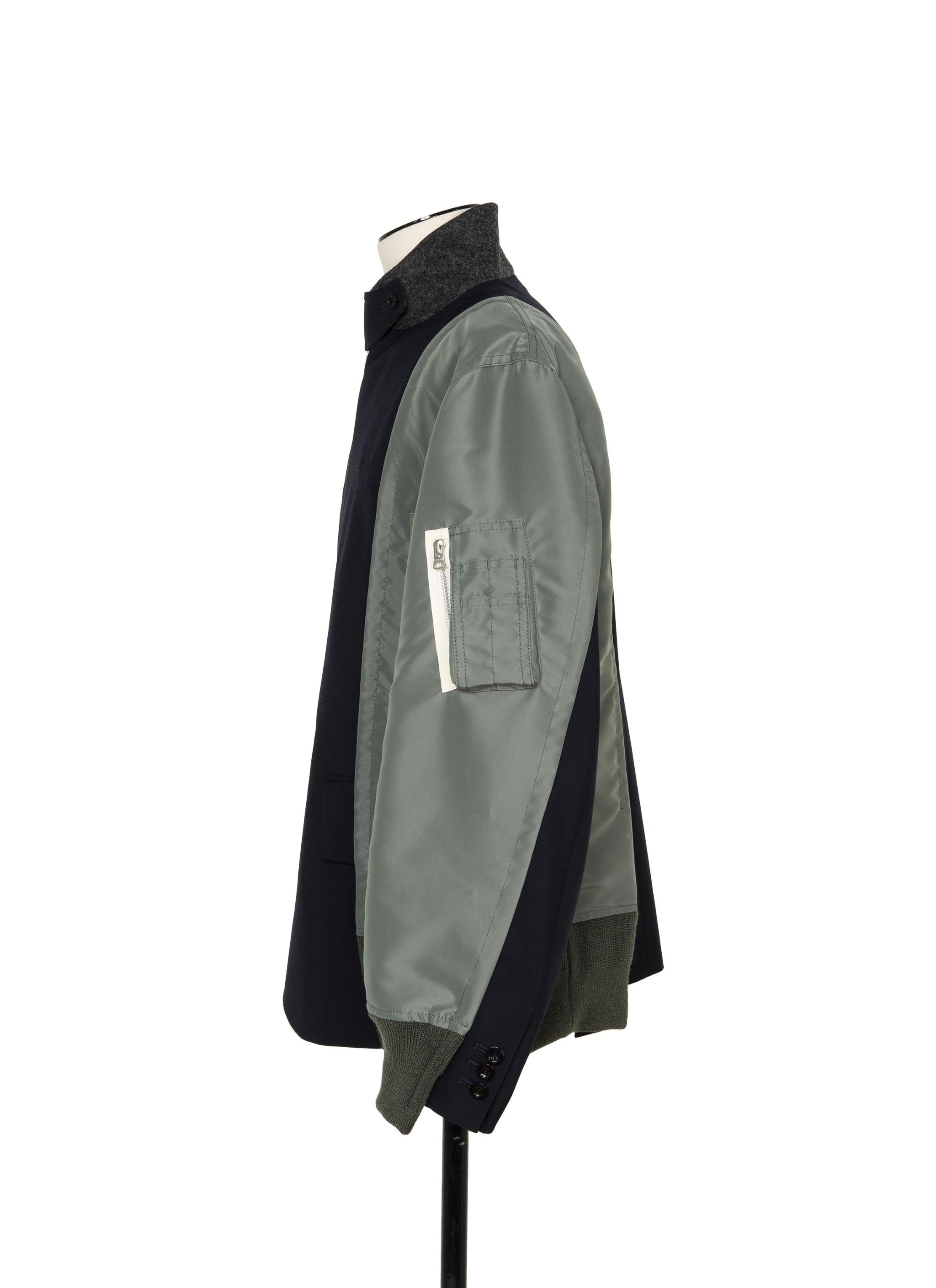 ★sacai★関税込♪NEW♪Suiting x Nylon Twill ジャケット Suiting x nylon twill jacket | sacai Official Store サカイ