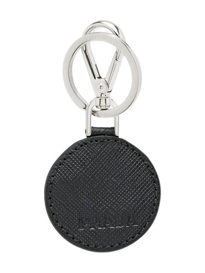 Prada Saffiano Leather Keychain outlook