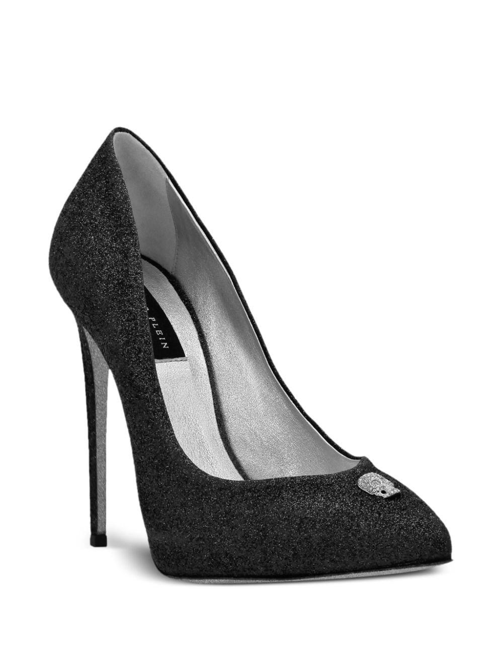 glitter-detailed stiletto pumps - 2