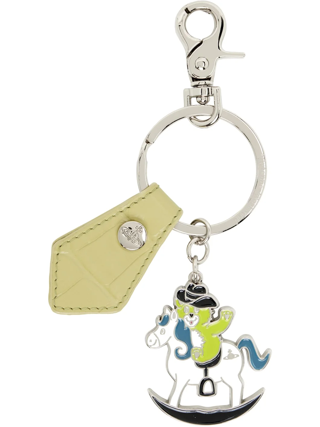 Rocking Horse Teddy Keychain - 1