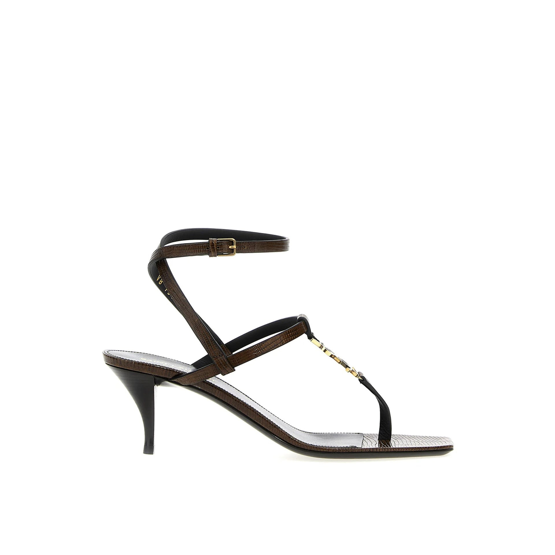Saint Laurent Cassandra Leather Flip-Flop Sandals Women - 5