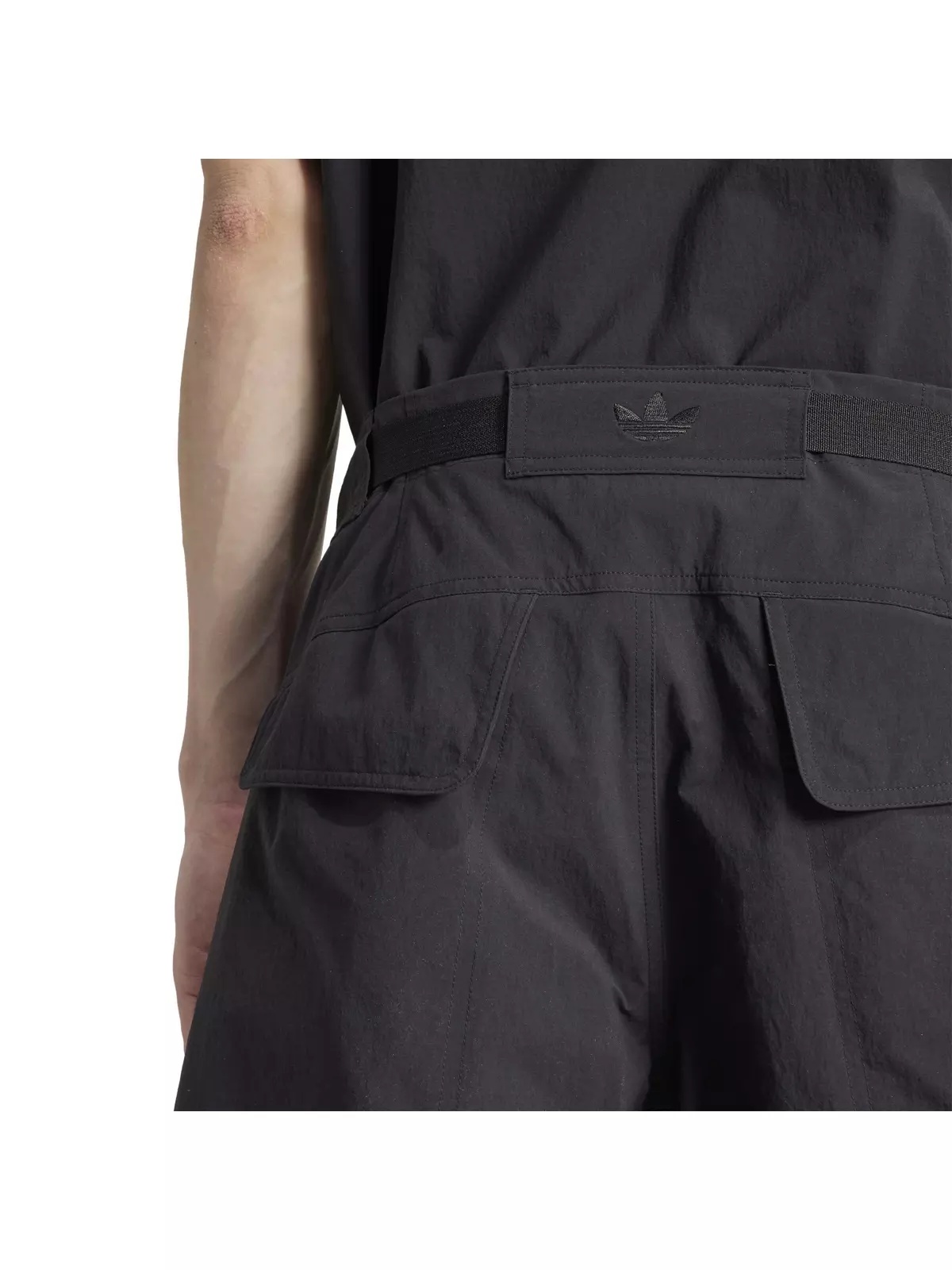 Originals Men's Premium Essentials Utility Cargo Shorts -Black - 3