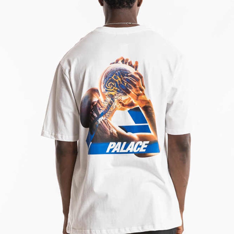 PALACE SS20 Tri-Gaine T-Shirt White Back Large Triangle Short Sleeve Unisex P18TS121 - 4