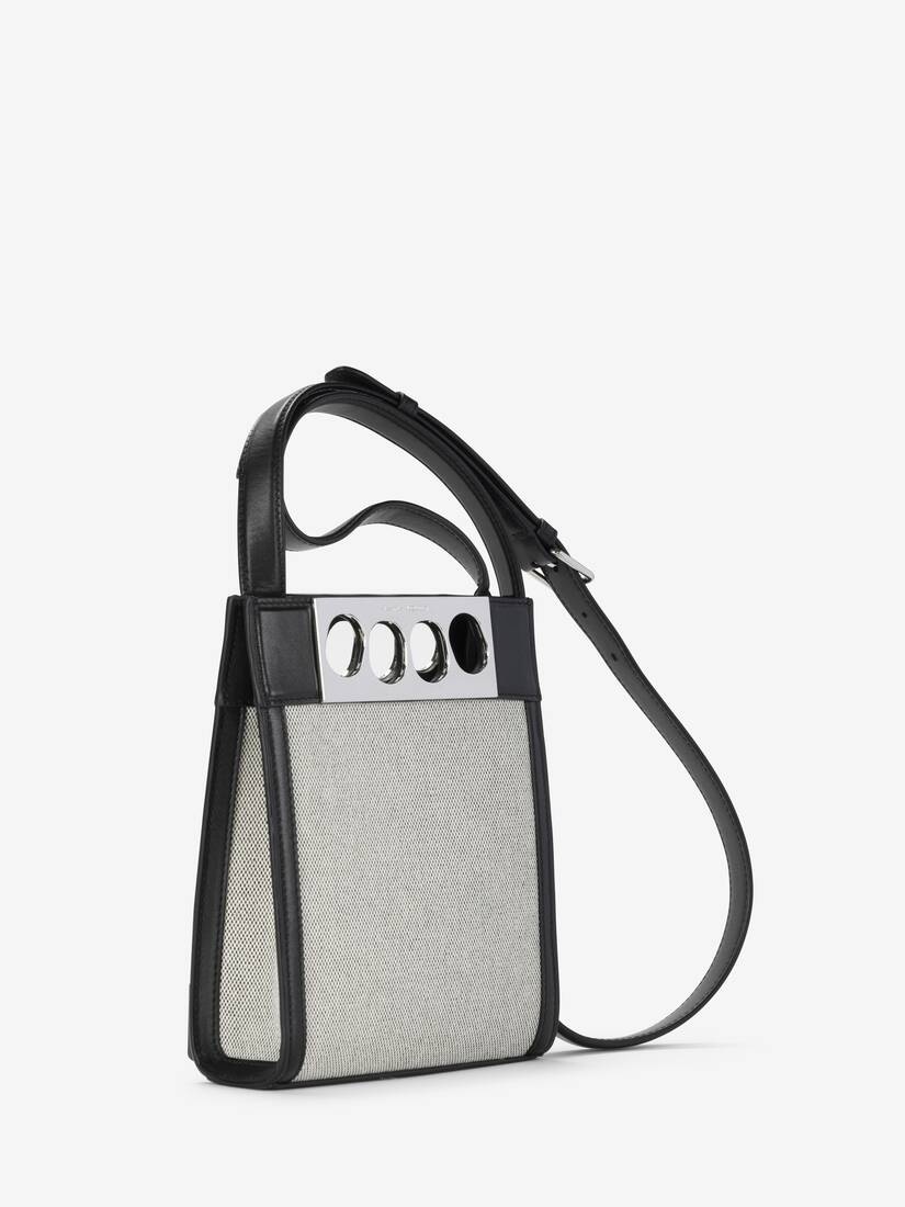 Men's The Grip Mini Tote Bag in White/black - 2